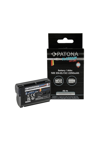 Patona Platinum Nikon EN-EL15C Usb-C Girişli Batarya Pil