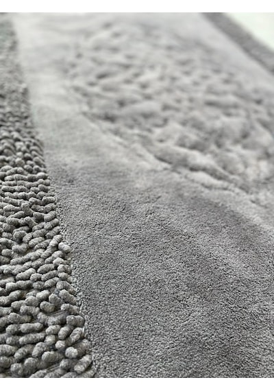 Pamukkent Süper Emici 2'li%100 Pamuk Ultra Lüks Banyo Paspası Seti 60x100 Cm Ve 50x60 Cm Antra Diğer