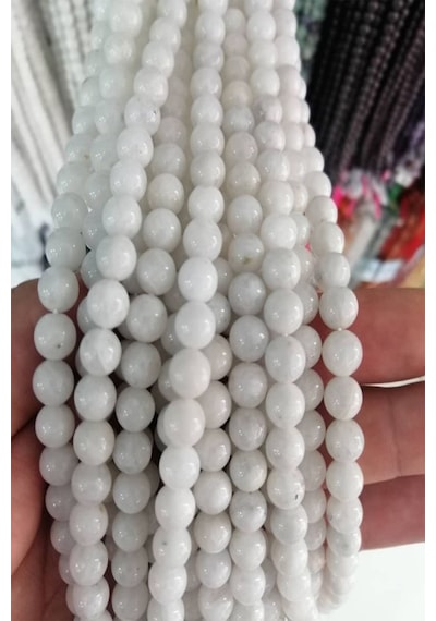Doğal Ay Taşı Dizi 8 mm Çok Renkli