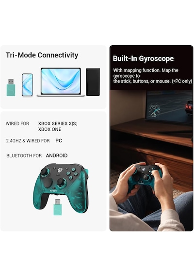 Gamesir G7 Pro Aimlabs 3 Mod Kablolu Hall Effect Controller Xbox Series X S,xbox One,android, Windows