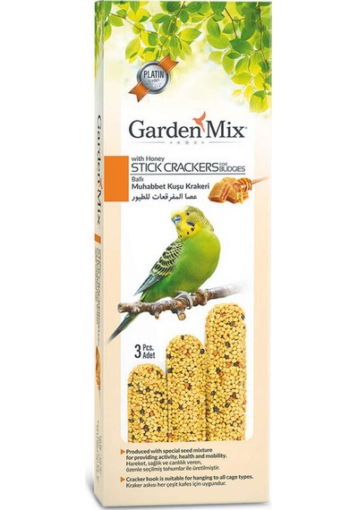 Gardenmix Platin Ballı Kuş 215102 Krakeri 3'lü