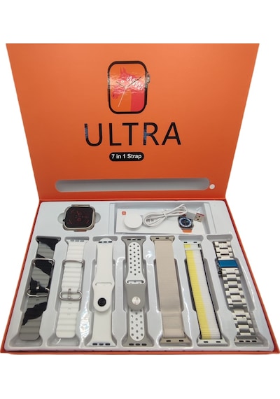 Ecocenter Watch 8 Ultra 7 Kordonlu Akıllı   Saat (İthalatçı Garantili)