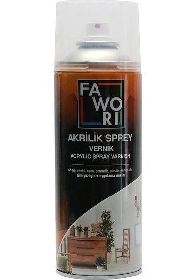 Fawori Akrilik Sprey Vernik Mat 400ml