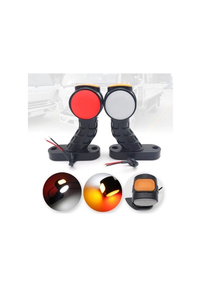 Ahmet Otomotiv 2 Adet Boynuz Takoz Lamba Neon Led Tır-kamyon-karavan-traktör