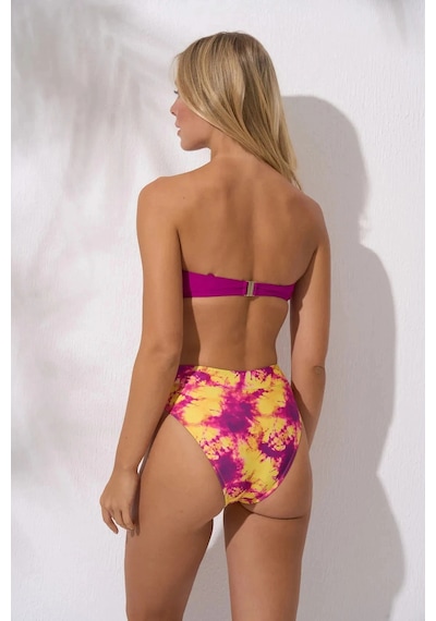Pierre Cardin Yüksek Bel Straplez Bikini Takımı Lotus Ebruli Wave Dolgulu, Toparlayıcı, Plaj Şıklığı Çok Renkli Pierre Cardin Yüksek Bel Straplez Bikini Takımı Lotus Ebruli Wave Dolgulu, Toparlayıcı, Plaj Şıklığı Çok Renkli