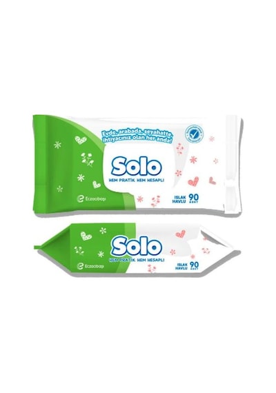 Solo Okyanus Ferahlığı Islak Havlu Mendil 90'Lı