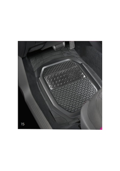 Ford İle Uyumlu Focus İle Uyumlu 3 2011 2015 Paspas Derin Havuzlu Krom Gri