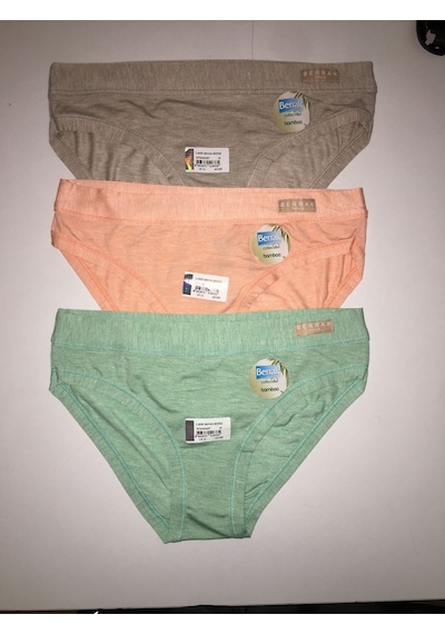 4 Adet Bambu Bikini Külot Karışık