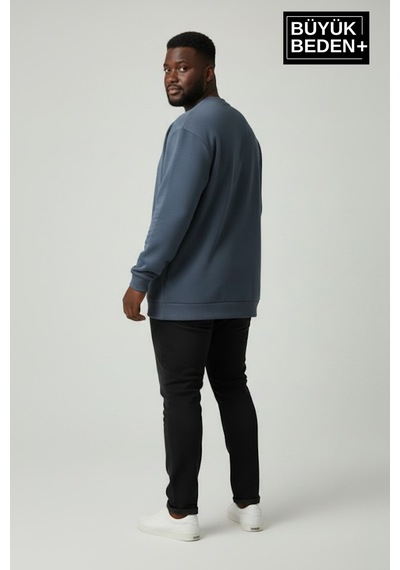 Süperlife Erkek Büyük Beden New York Baskılı Bisilet Yaka İnce Sweatshirt Spr26bsw956-5 Indigo Süperlife Erkek Büyük Beden New York Baskılı Bisilet Yaka İnce Sweatshirt Spr26bsw956-5 Indigo