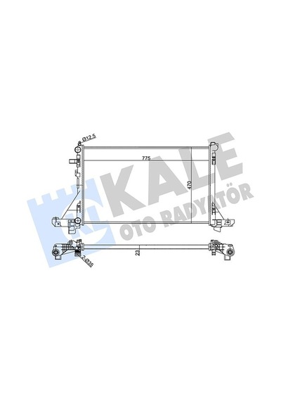 Kale 351025 Radyatör Master Iıı- movano B- nv400 2.3cdtı 10-  214107695r/2140000q2a- 2140000q2e