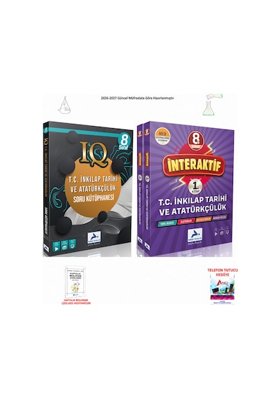 Paraf 8. Sınıf Lgs İnkılap Iq+interaktif 2 Kitap Seti