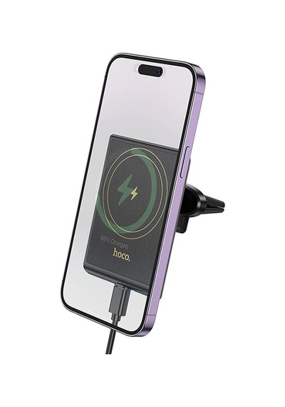 Hoco Hw19 Klima Havalandırma Bölmesi Wireless Kablosuz Hızlı Şarj Araç Telefon Tutucu- 5775 Renkli