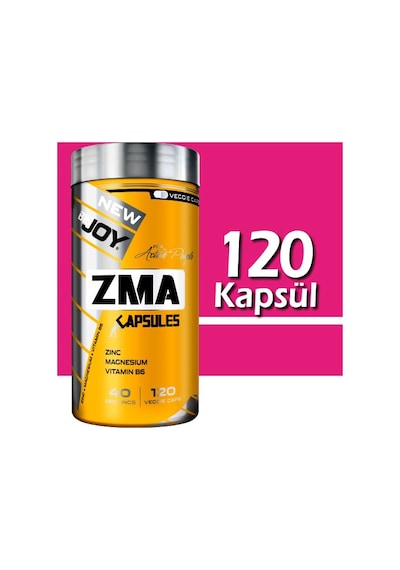 Bigjoy Sports Zma Magnezyum Çinko B6 Vitamin İçeriği 120 Kapsül