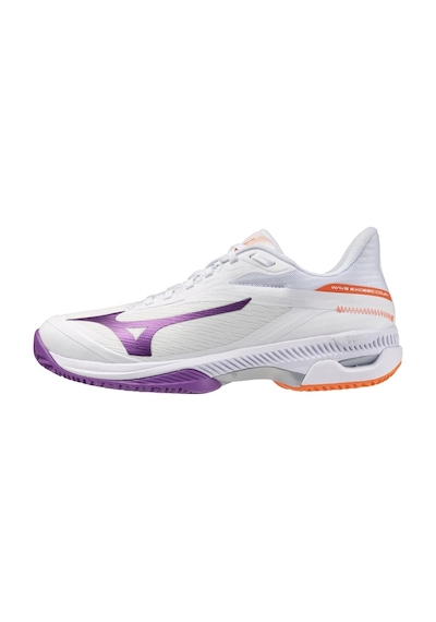 Mizuno Wave Exceed Court Cc Kadın Tenis Ayakkabısı Beyaz / Mor Çok Renkli