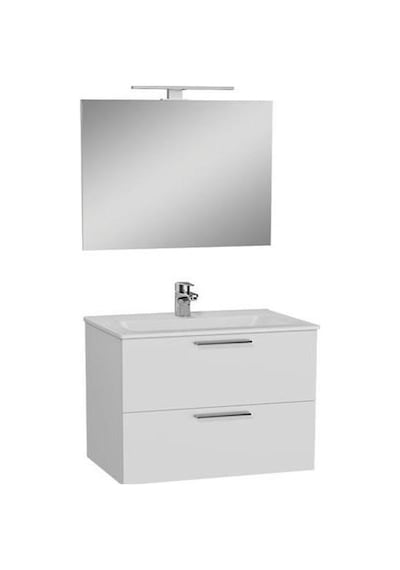 VitrA Mia 80 Cm Beyaz Banyo Dolabı Takımı 75024 Çok Renkli VitrA Mia 80 Cm Beyaz Banyo Dolabı Takımı 75024 Çok Renkli