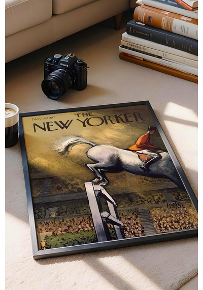 The New Yorker Çerçeveli Tablo November 9 1957