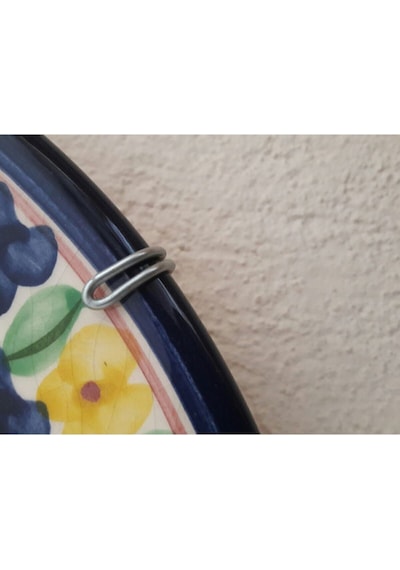 Dekor Tabak Askısı 13 17 Cm Metal Gümüş Diğer