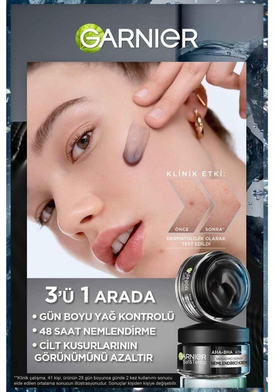 Saf Ve Temiz Kömür Matlaştırıcı Günlük Nemlendirici Krem 50ml