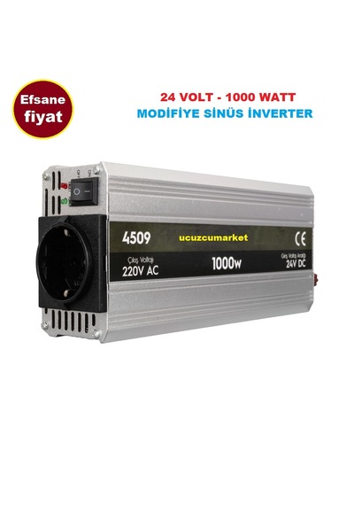 24 Volt - 1000 Watt Modifiye Sinüs İnverter