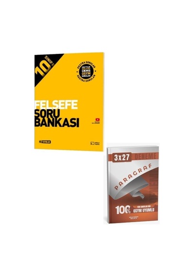 Hız 2027 10. Sınıf Felsefe Soru Bankası+ Anla Kazan Paragraf