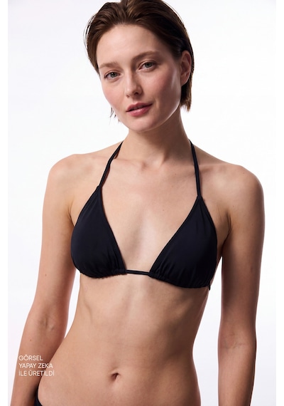 Penti Si Yah Üçgen Bikini Üstü Siyah