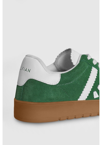 Lufian 111230262 Nelson Sneaker Erkek Deri Ayakkabı Yeşil
