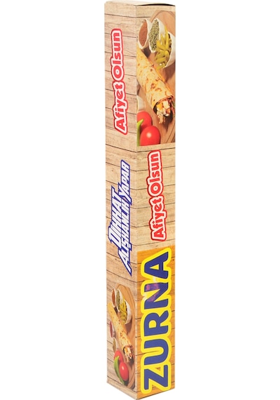 Miyo Ambalaj Zurna Dürüm Kutusu Krome Karton 40 CM 100'lü 5 x 5 x 40 CM