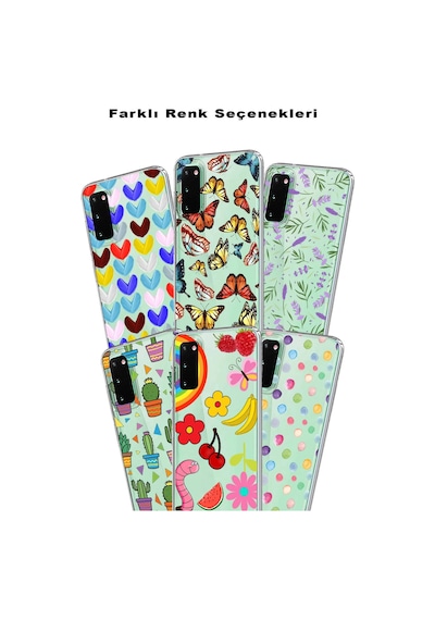 Apple Uyumlu iPhone 11 İle 1mm Slim Fit Water Color 3 Baskılı Şeffaf Kılıf