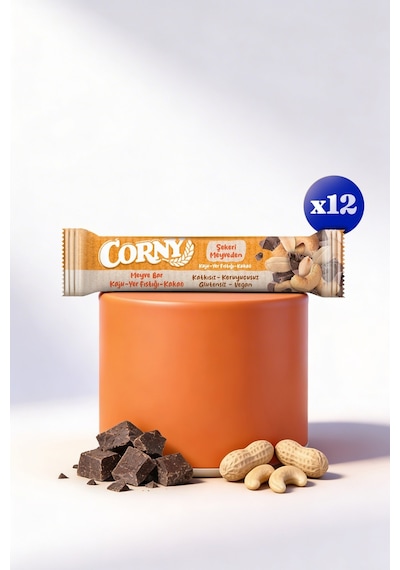 Corny Kaju Kakao Yer Fıstığı Tahıl Bar 35 Gr X- 12 Adet