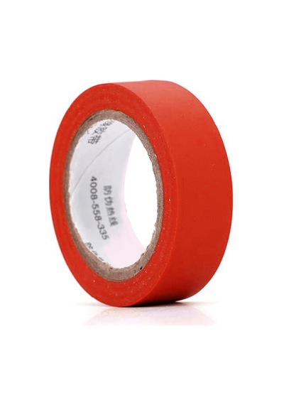 İzole Pvc Kırmızı Faz Hattı Elektrikçi Bandı 19mm X 9m Kablo İşaretleme Ve İzolasyon Bandı