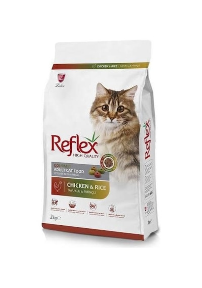Reflex  Gourmet Tavuklu ve Pirinçli Yetişkin Kedi Maması 15 KG