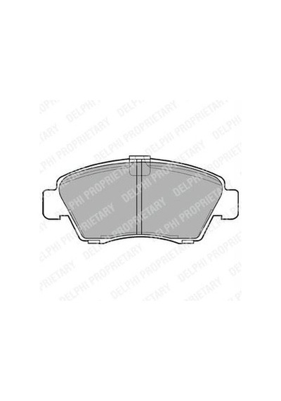 DELPHI LP810 Fren Balatası Ön Civic 91-95 1.5 Civic 96-01 Jazz 02-08 Logo 99-02