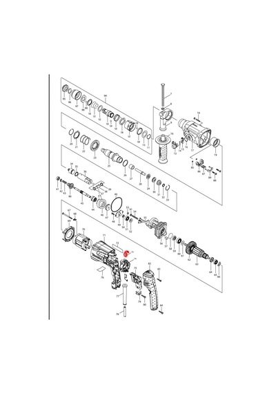 Makita HR2470T Kömür Fırça CB-325 Ürün Kodu 195001-2