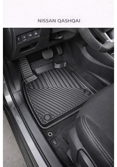 Nissan Qashqai Alt 2014-2020 Uyumlu 3d Oto Paspas Ve Bagaj Havuzu Set Premium