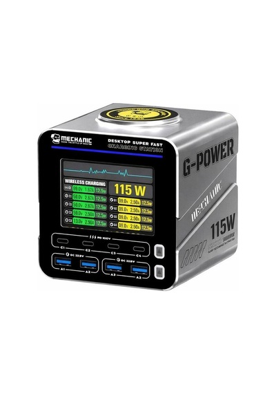 Mechanic G-power 115w Gan Masaüstü Hızlı Şarj İstasyonu