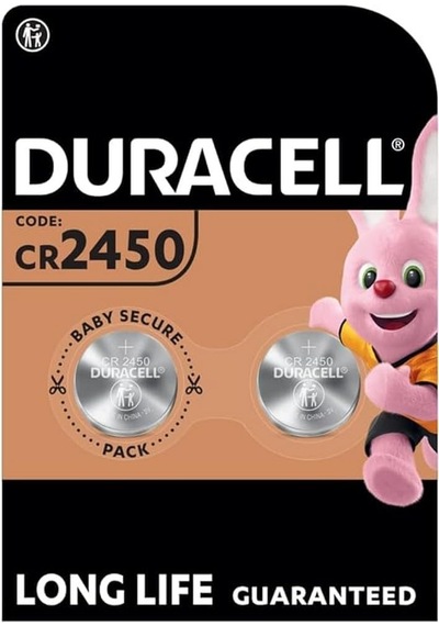 2450 Boy Lityum Düğme Pil 3 Volt 5'li Kart