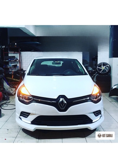 Kit Garaj Renault Clio Makyajlı Ön Ek Plastik Boyasız
