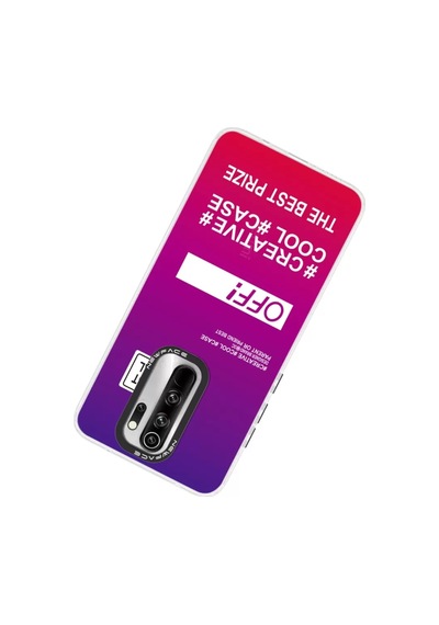 Newface Xiaomi Redmi Note 8 Pro Kılıf Estoril Desenli Kapak - Estoril - 9 Mor