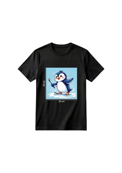 Erdem Kıds Unisex Kız Erkek Çocuk Baskılı Bisiklet Yaka Kısa Kollu Pamuklu Günlük T-shirt Skııng Penguın Siyah Skııng Penguın Siyah Erdem Kıds Unisex Kız Erkek Çocuk Baskılı Bisiklet Yaka Kısa Kollu Pamuklu Günlük T-shirt Skııng Penguın Siyah Skııng Penguın Siyah