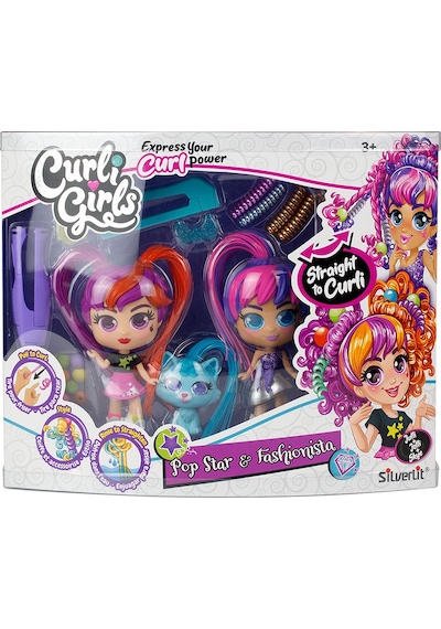 Silverlit Curli Girls Bebek ve Hayvan 3Lü Set 82080