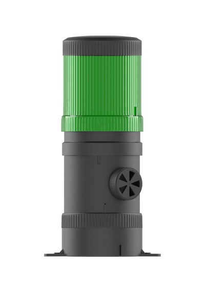 Mesan Ø70 1 Kat Işıklı Kolon Multi Led Buzzer Taban Montaj Yeşil 24vac Ms 434.2.24vac
