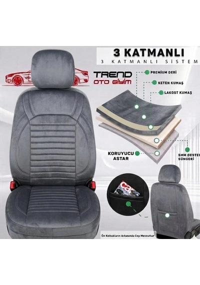 Standart Koltuk Kılıfı - Babyface - 4+1 Araçlara Uyumlu