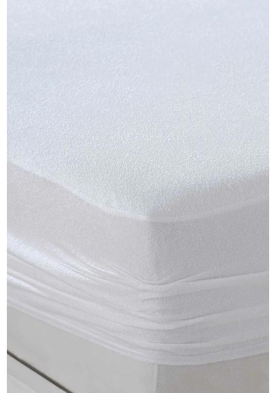 Mycey Fitted 70x120 Cm Sıvı Geçirmez Bebek Alezi Micro Kumaş Beyaz