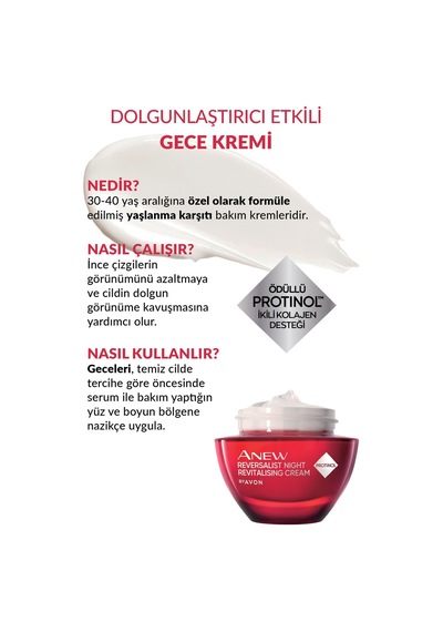 Avon Anew Reversalist Yenileyici Gece Yüz Kremi 50 ML