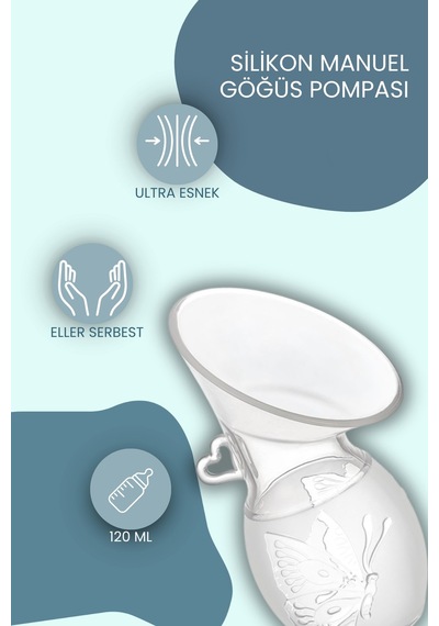 Silikon Göğüs Pompası 120 Ml/ 4 Oz