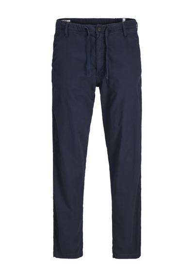 Jack & Jones Erkek Keten Karisimli Rahat Kesim Pantolon - Kane - 12274977 Lacivert