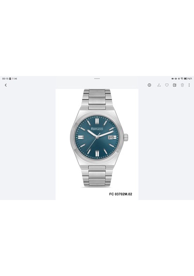 Ferrucci Erkek Kol Saati Fc 03702m.02. F744 Metalik
