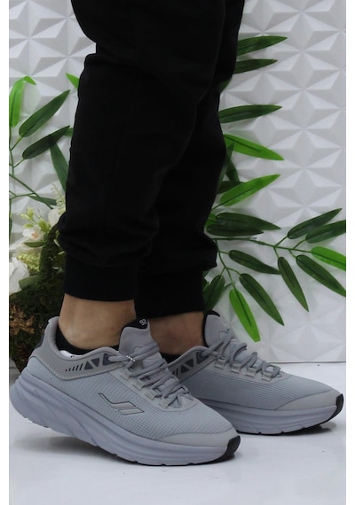 Lescon Glıtch Easystep Gri Rahat Erkek Spor Ayakkabı 001