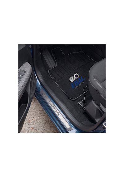 Dacia Sandero 2 Stepway Krom Kapı Eşik Koruması 2013 Üzeri 4 Parça Paslanmaz Çelik Abs Çerçeve