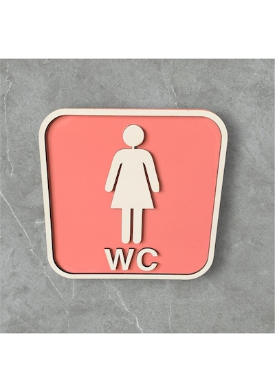 Ahşap Bay Lavabo Wc Lokanta, Restoran, Otel, Salon Lavabo Wc Tabelası